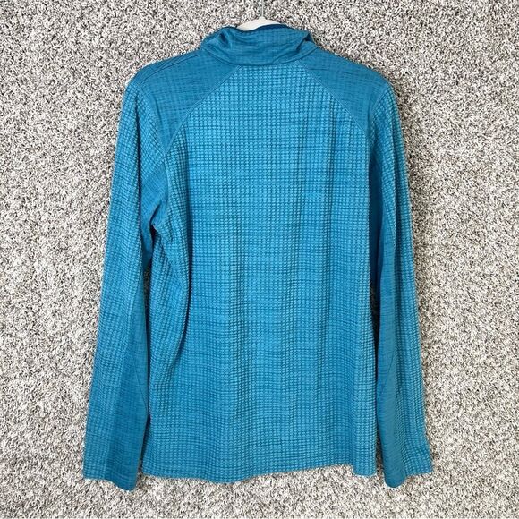 Columbia Sweatshirt Women’s Small Crestone Ridge Blue Half Neck Zip Pullover - Picture 4 of 6